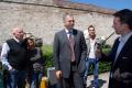 Minister Sutanovac visits “Coriolanus” set